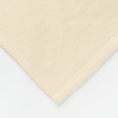 PapayaWhip Fleece Deken (Hoek)