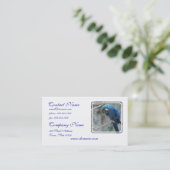 papegaai-23 visitekaartje (Staand voorkant)