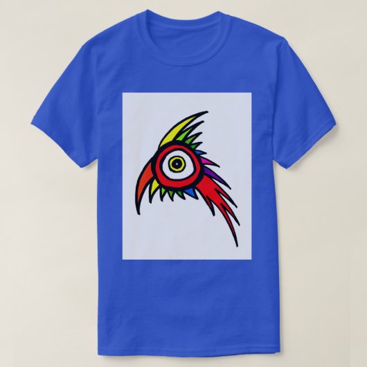 papegaai 35 1 t-shirt (Design voorkant)