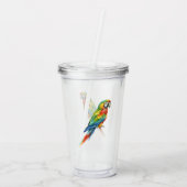Papegaai Acryl Drinkbeker (Achterkant)