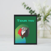 papegaai bedankt (Staand voorkant)