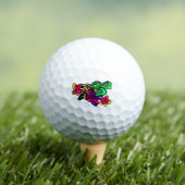 Papegaai blij bos  golfballen (Insitu Shirt)