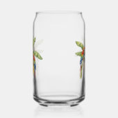 Papegaai Blikvorm Glas (Links)
