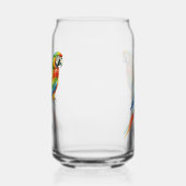 Papegaai Blikvorm Glas (Rechts)