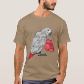 Papegaai Bokshandschoenen Boksen T-shirt (Voorkant)