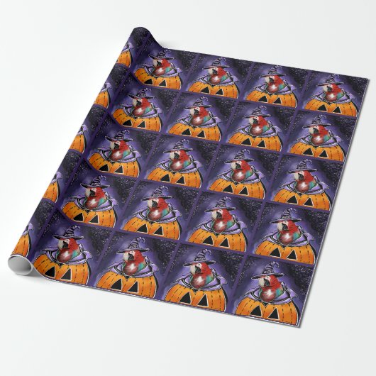 Papegaai Cadeaupapier (Uitgerold)