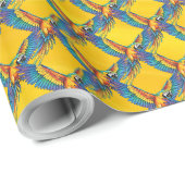 Papegaai Cadeaupapier (Rol Hoek)