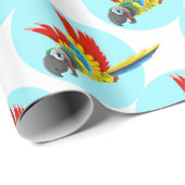 papegaai cadeaupapier (Rol Hoek)