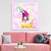 Papegaai Canvas Afdruk (Insitu (Woonkamer))