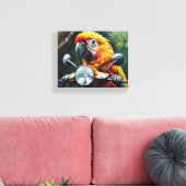 Papegaai canvas kunst (Insitu (Woonkamer))