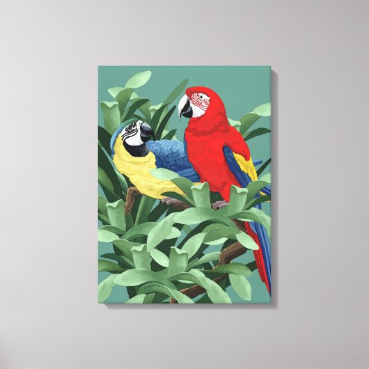 Papegaai Canvas Prints (Voorkant)