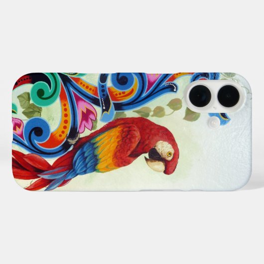 papegaai Case-Mate iPhone case (Achterkant (horizontaal))