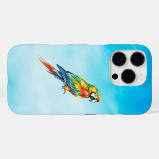 Papegaai Case-Mate iPhone Case (Achterkant (horizontaal))
