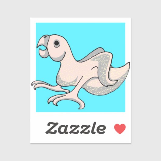 Papegaai Chick Sticker (Vel)