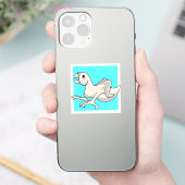 Papegaai Chick Sticker (Telefoon)