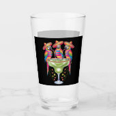 Papegaai Cinco De Mayo Grappig Drinken Mexicaans F Glas (Voorkant)