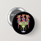 Papegaai Cinco De Mayo Grappig Drinken Mexicaans F Ronde Button 5,7 Cm (Voorkant /achterkant)