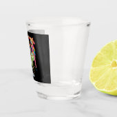 Papegaai Cinco De Mayo Grappig Drinken Mexicaans F Shot Glas (Rechts)