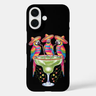 Papegaai Cinco De Mayo Grappig Drinken Mexicaanse iPhone 16 Hoesje