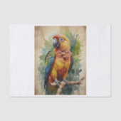 Papegaai decoupage tissue papier (Voorkant)