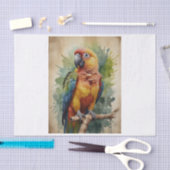 Papegaai decoupage tissue papier (Craft)