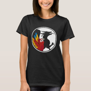 Papegaai & Drakenschaduw I Scarlet Macaw T-shirt