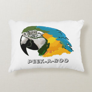 Papegaai en Liefdesvogels Babykamer Kussen