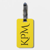 Papegaai en Margarita Bagagetas Label - Bekijk ter Bagagelabel (Achterkant verticaal)