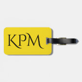 Papegaai en Margarita Bagagetas Label - Bekijk ter Bagagelabel (Achterkant horizontaal)