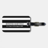 Papegaai en Oranje bloem Bagagelabel (Achterkant horizontaal)