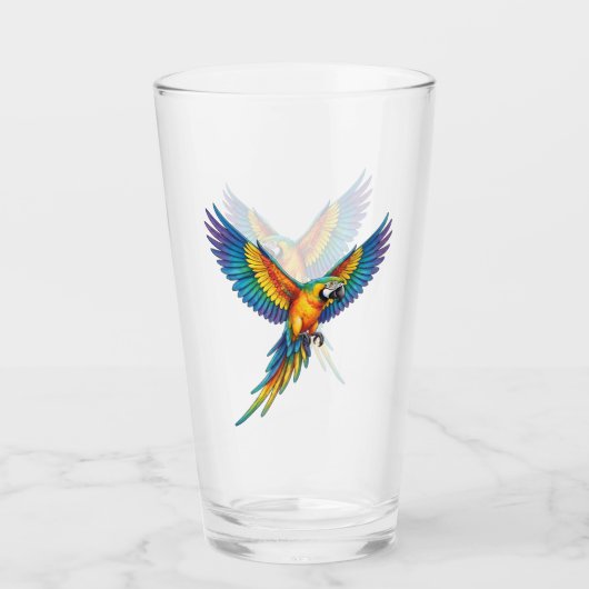 Papegaai Glas (Voorkant)