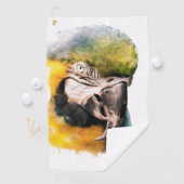 papegaai golfhanddoek (Insitu)