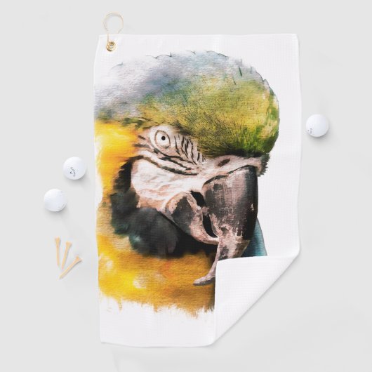 papegaai golfhanddoek (Insitu)