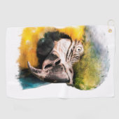 papegaai golfhanddoek (Horizontaal)