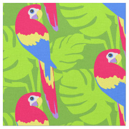 Papegaai grafische vogelkunst genaamd paarse stof