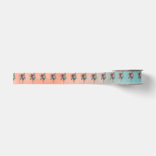 Papegaai Grosgrain Lint (Voorkant)