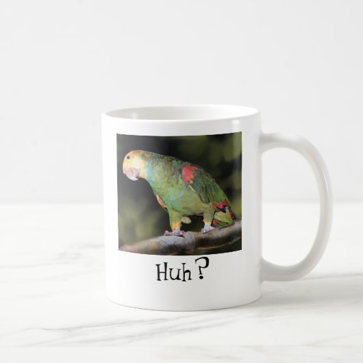 Papegaai, hè? koffiemok (Rechts)