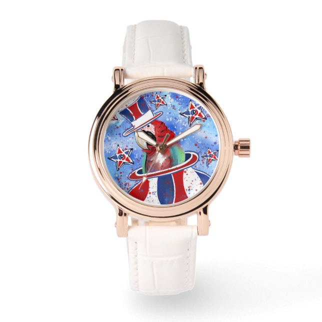 Papegaai Horloge (Voorkant)