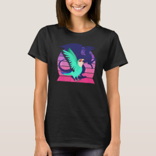 Papegaai I Vleugeldraak I Schreeuwende Perzikwang  T-shirt