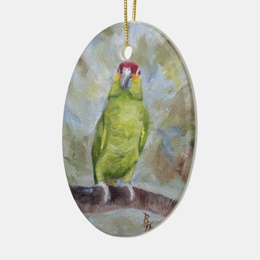  papegaai II Keramisch Ornament (Links)