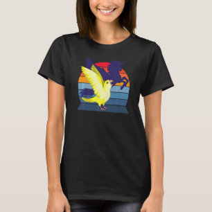 Papegaai Ik Gevleugelde Eenhoorn Ik Schreeuw Gele T-shirt