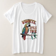 Papegaai in het paradijs op een fruittak