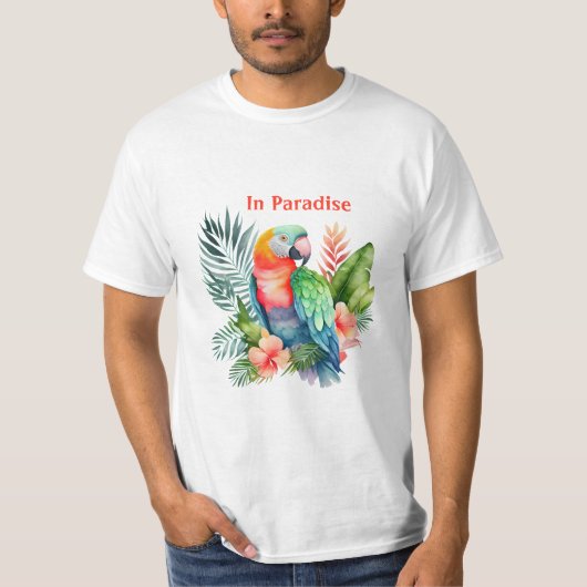 Papegaai in het Paradijs T-shirt (Voorkant)