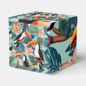 Papegaai in Paradise Keepsake Box Bedankdoosjes (Achterkant)