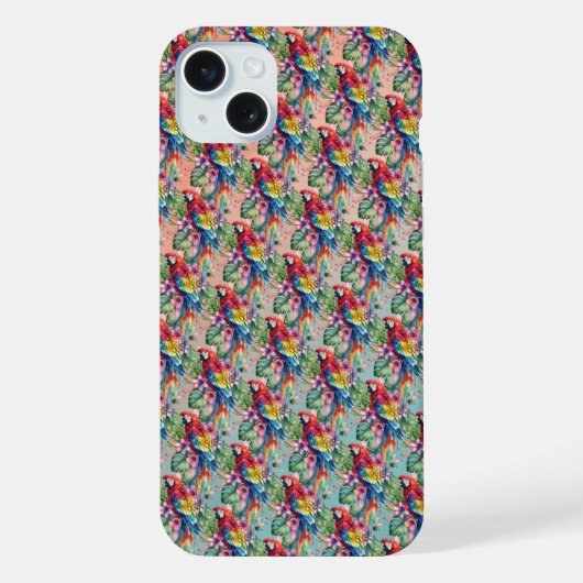 Papegaai iPhone Hoesje (Achterkant)