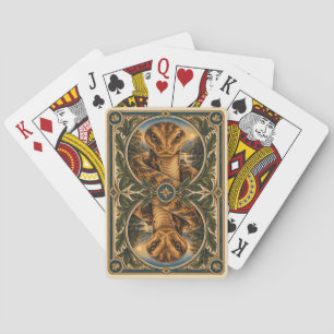 Papegaai Jungle Baldakijn Aquarel GeoSaga Pokerkaarten