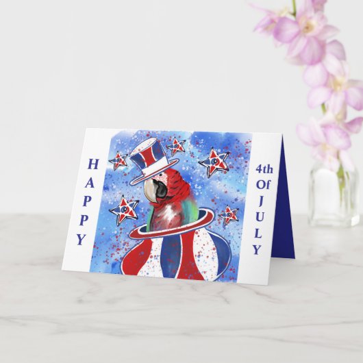 Papegaai Kaart (Orchidee)