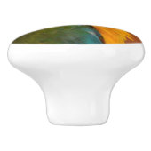 papegaai keramische knop (Zijkant)