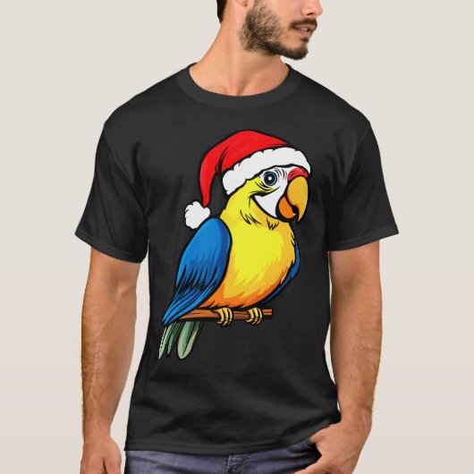 Papegaai Kerst T-shirt (Voorkant)