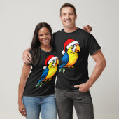 Papegaai Kerst T-shirt (Unisex)